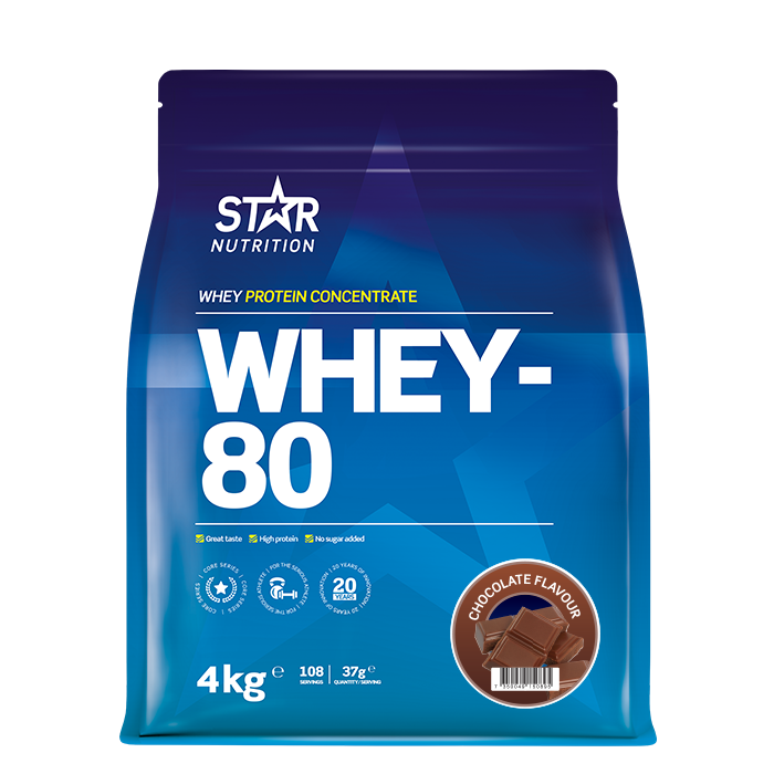 Whey-80 Myseprotein 4 kg belgian_chocolate