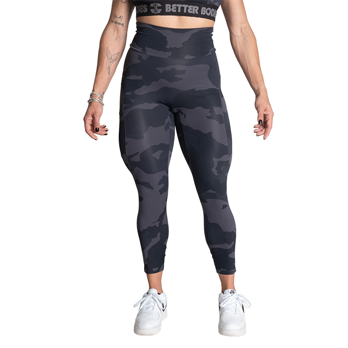 Bilde av High Waist Leggings, Dark Camo