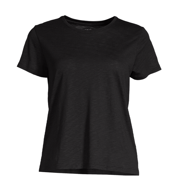 Soft Texture Tee, Black