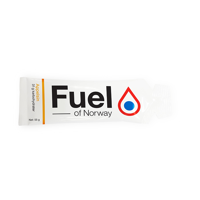 Fuel of Norway EnergiGel appelsin, 20 x 55 g