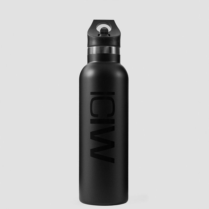 Bilde av Stainless Steel Water Bottle 600 Ml, Black