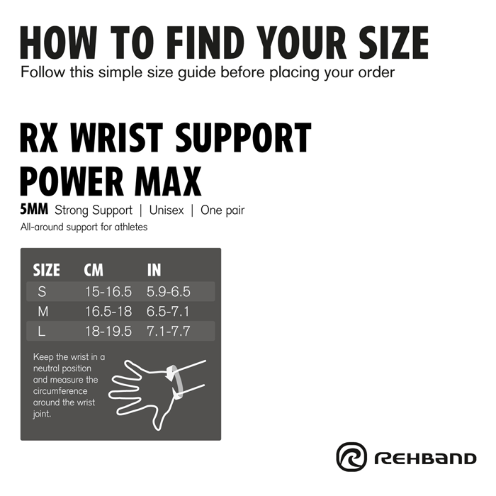 RX H&aring;ndleddst&oslash;tte Power Max Par Hvit