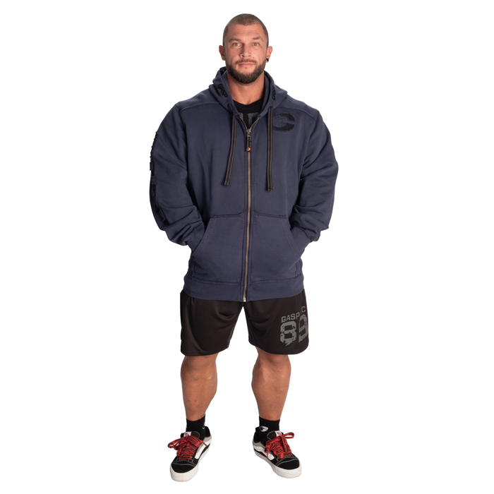 Gym Hood Washed Navy