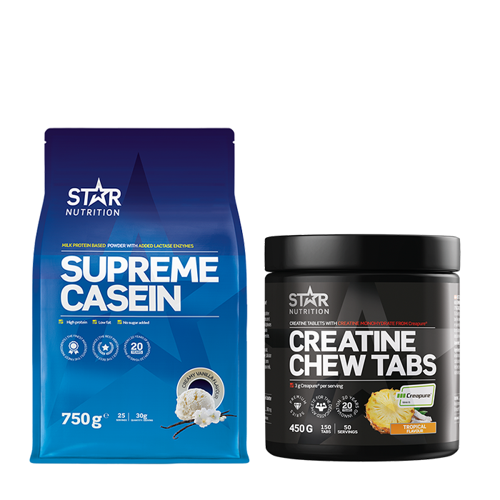 Star Nutrition Supreme Casein + Creatine Chew Tabs