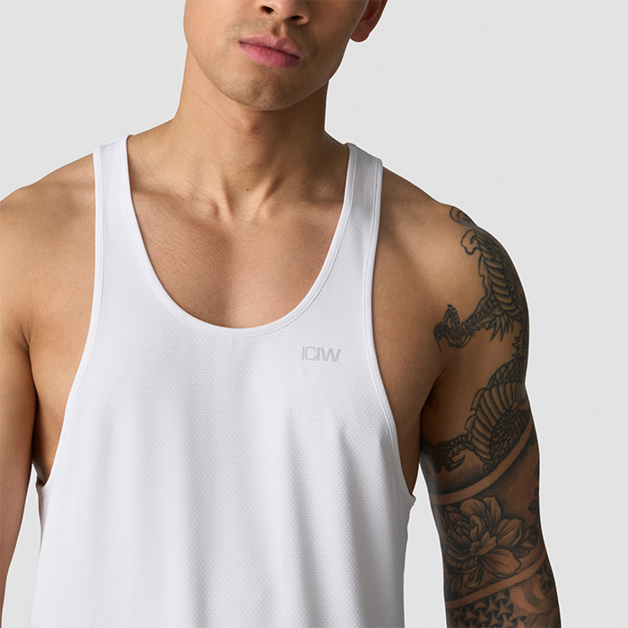 Stride Stringer Singlet Hvit