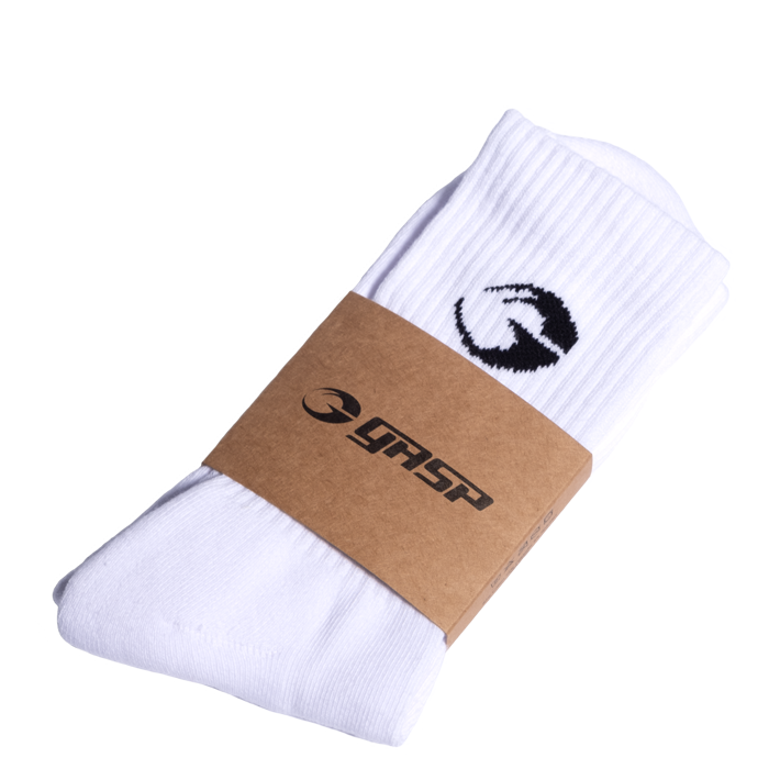 Bilde av Gasp Crew Socks 1-pack, White