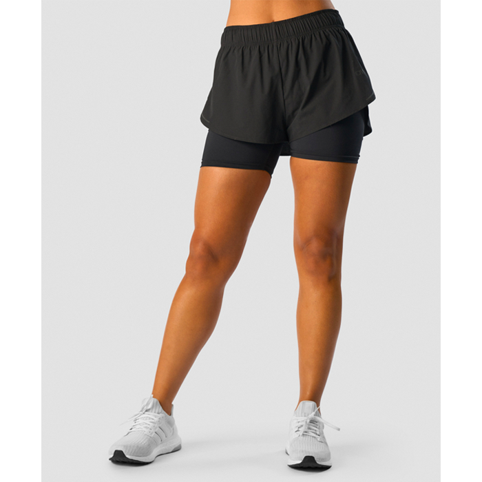 Bilde av Charge 2-in-1 Shorts Wmn, Black