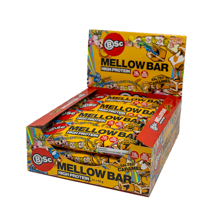 12 x BSc Mellow Bar 50 g Salted Caramel