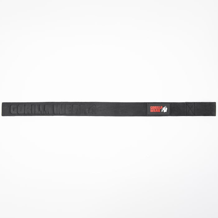 Lifting Straps L&aelig;r Svart
