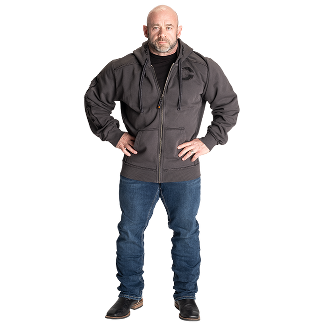 Pro Gym Hoodie Acid Wash Gr&aring;