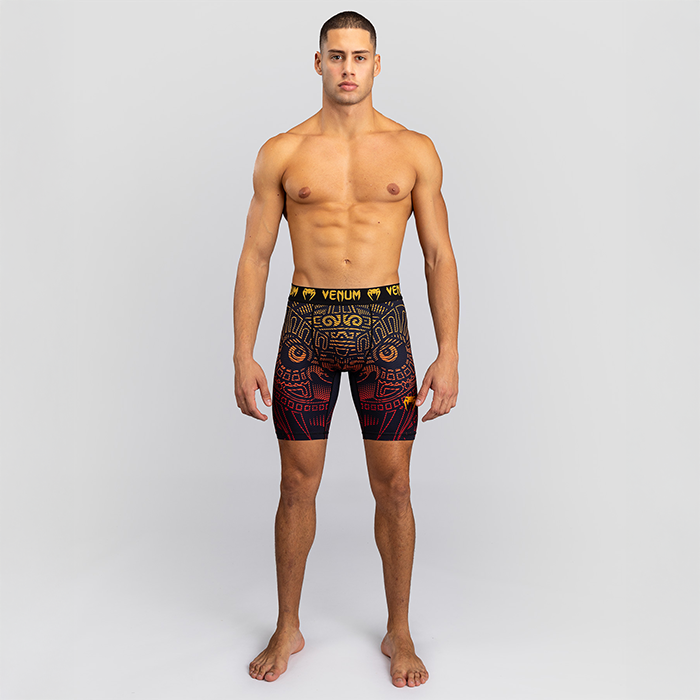 Venum Quetzal Fury Vale Tudo Shorts Svart Rød Oransje
