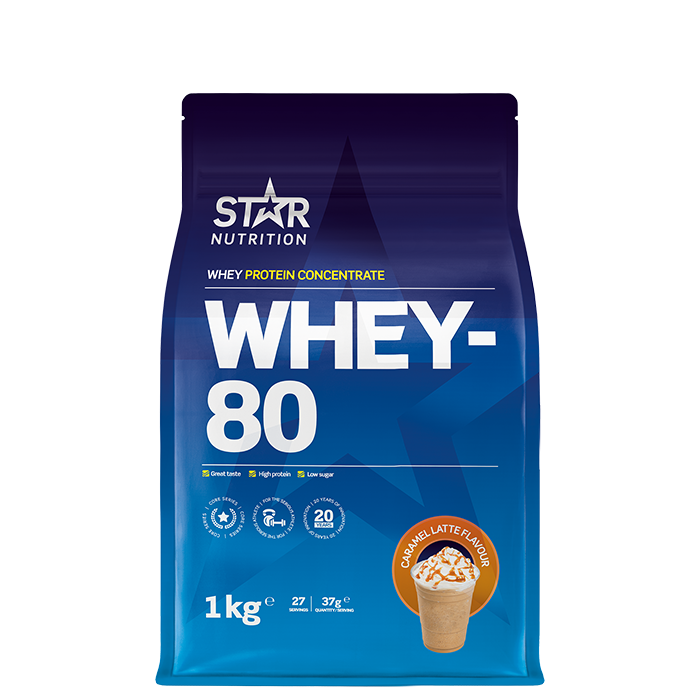 Whey-80 Myseprotein 1 kg