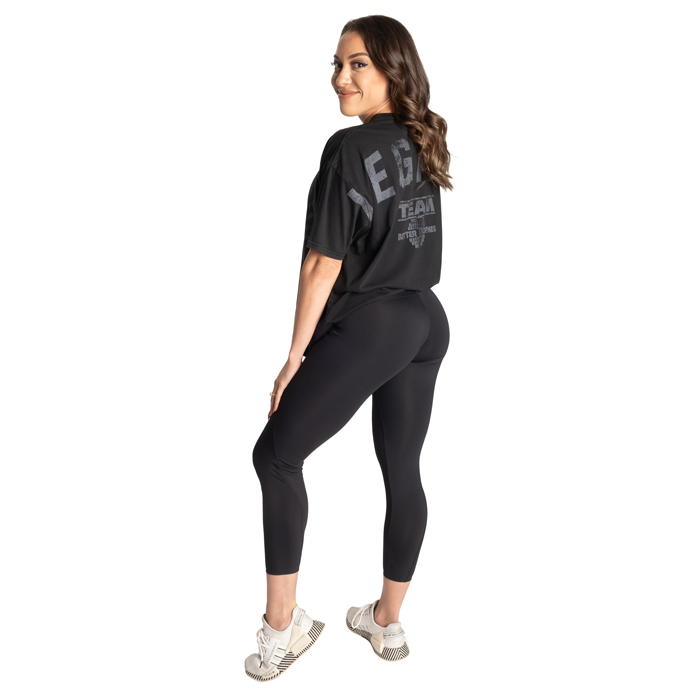 Legacy Oversized T‑Skjorte Vasket Svart
