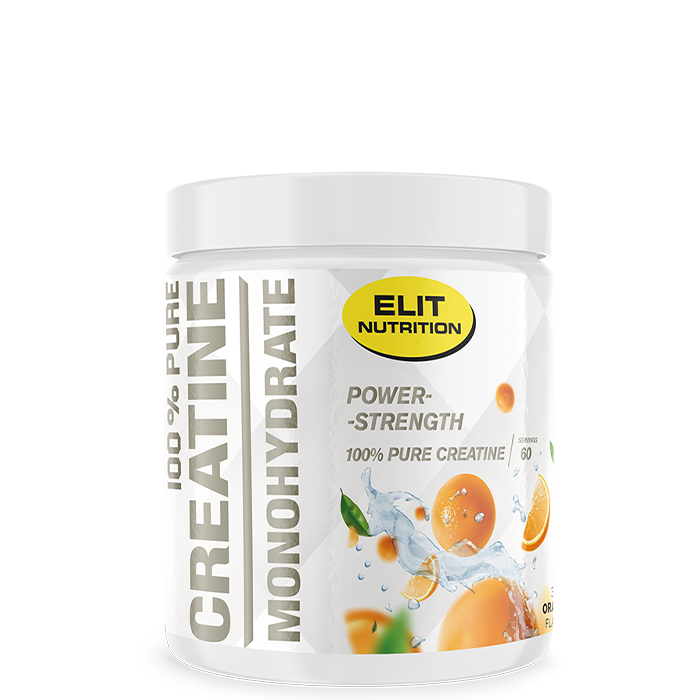 ELIT 100% Pure Creatine monohydrate, 300 g, Orange