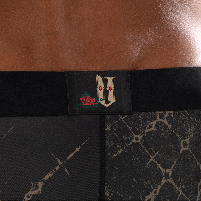 Santa Muerte 5.0 Vale Tudo Shorts Svart Gull