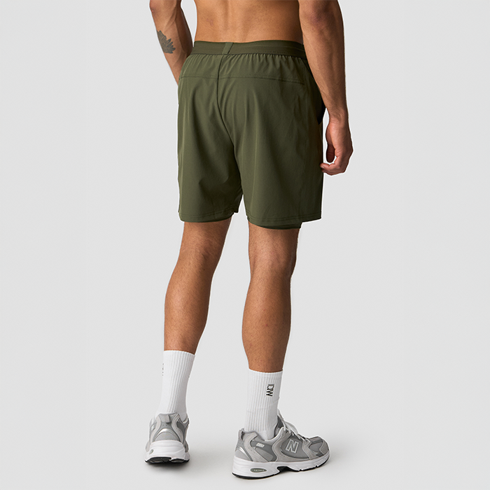 Workout 2-i-1 Shorts Gr&oslash;nn