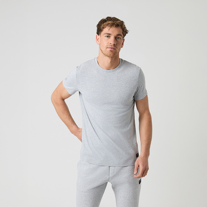 Centre T‑skjorte Lysegrå