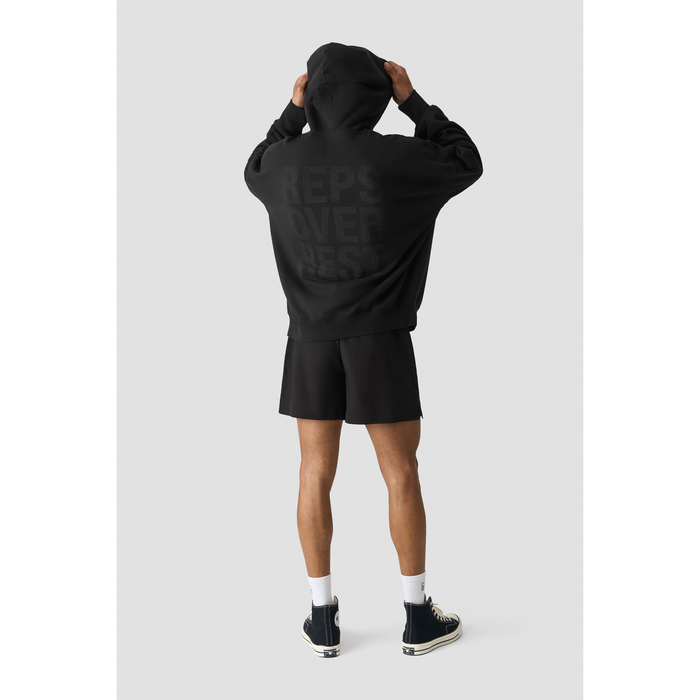 Grit Hoodie, Stonewashed Black