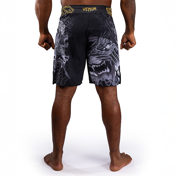 Venum Wolf Atak Fightshorts Svart Gr&aring;