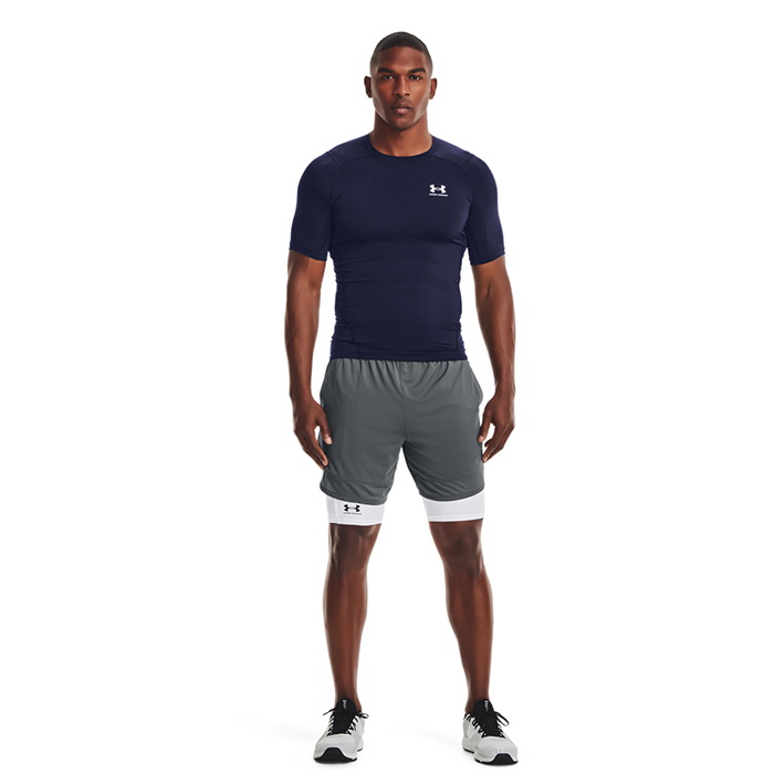 UA HG Armour Comp SS, Midnight Navy