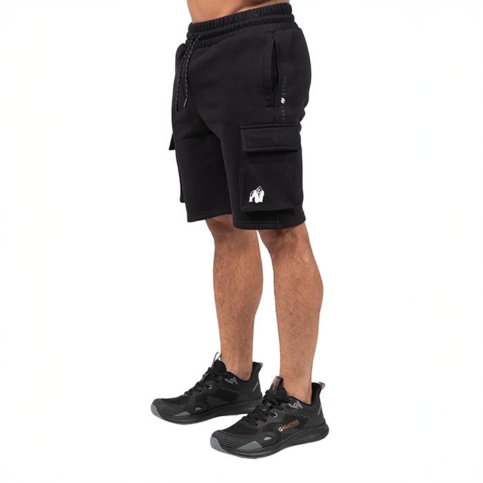 Hudson Cargo Treningsshorts Svart