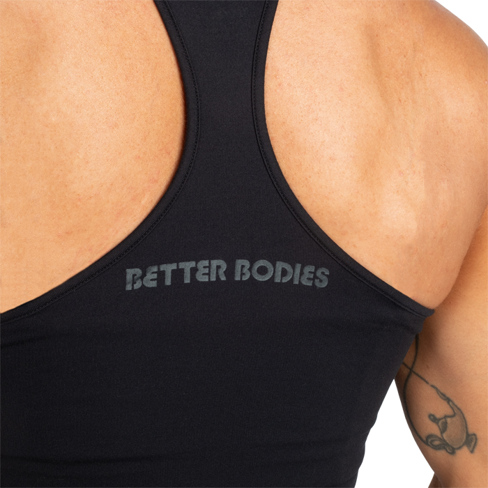 Performance Crop‑Halter Topp Svart