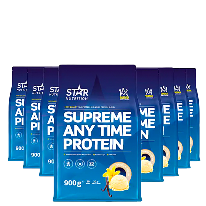 BIG BUY 8 x Supreme Any Time Myseprotein 900 g