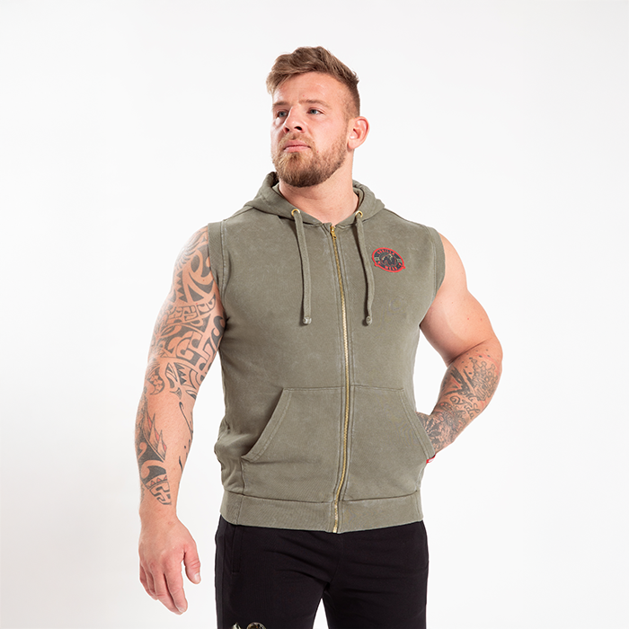 Silverdale Ermeless Hoodie Grønn