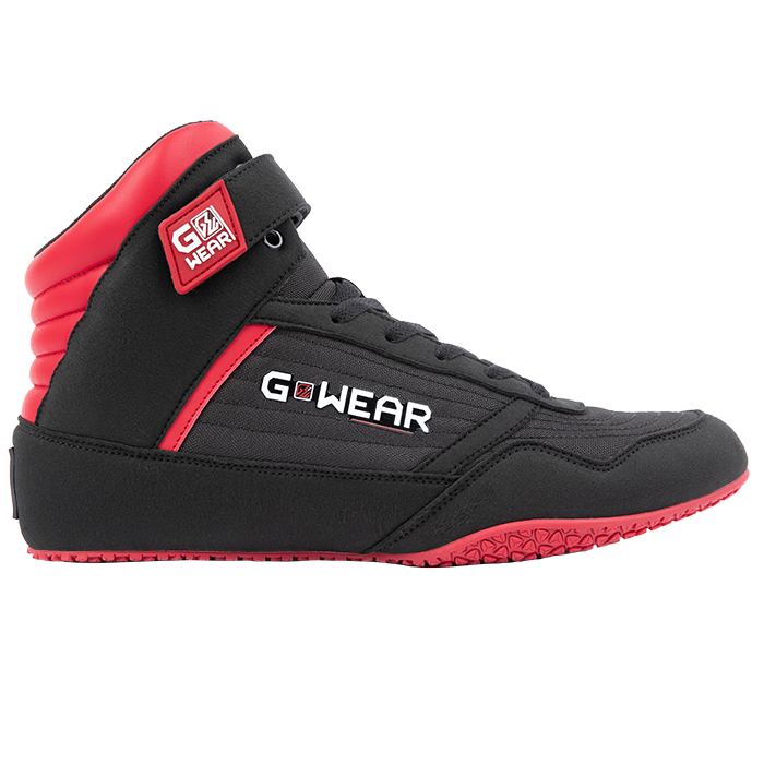 Classic High Tops, black/red