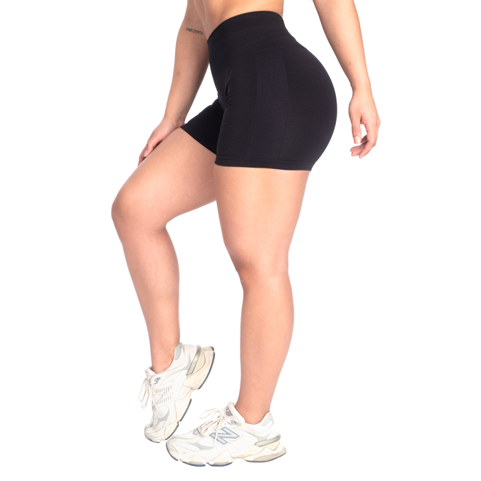 Scrunch Shorts Svart