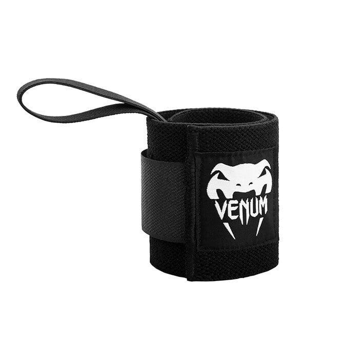 Venum Hyperlift Lifting Wrist Bands (par) Svart