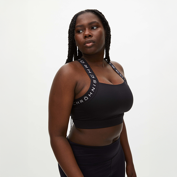 Women's Kay Sports Bra M, Black