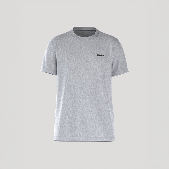 Essential T‑skjorte Lysegr&aring;