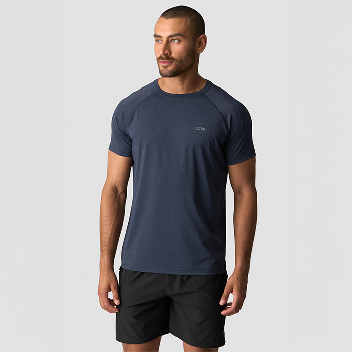 Workout Melange T-skjorte Blå