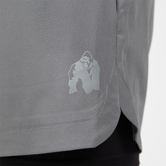 Cortez 2-In-1 Shorts Harmaa