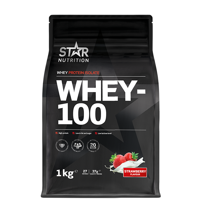 Whey-100 Myseprotein 1 kg vanillapear