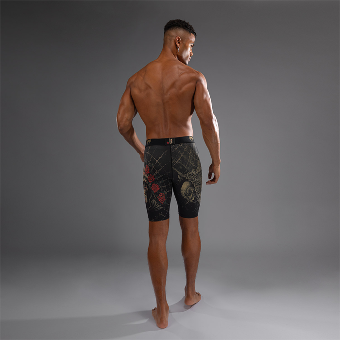 Santa Muerte 5.0 Vale Tudo Shorts Svart Gull