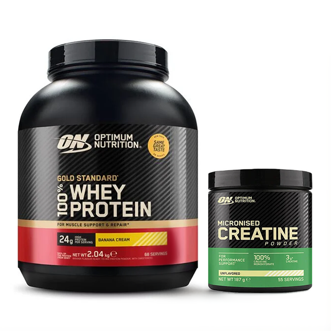 Optimum Nutrition 100% Whey Gold Standard 2 kg + Creatine Powder 187 g