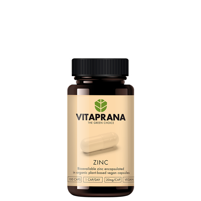 Zinc, 20 mg, 100 kapsler