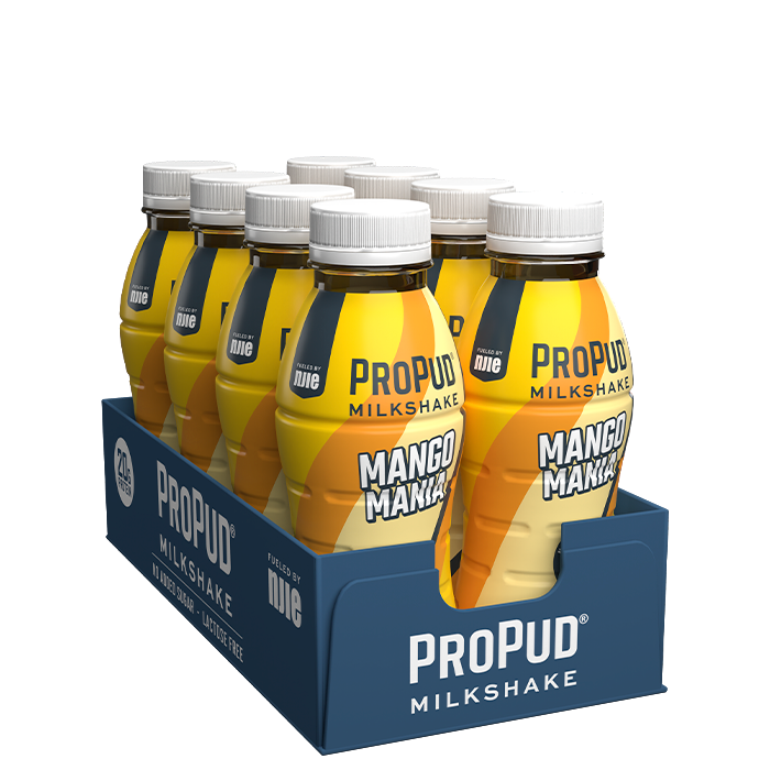 8 x ProPud Protein Milkshake, 330 ml, Mango Mania