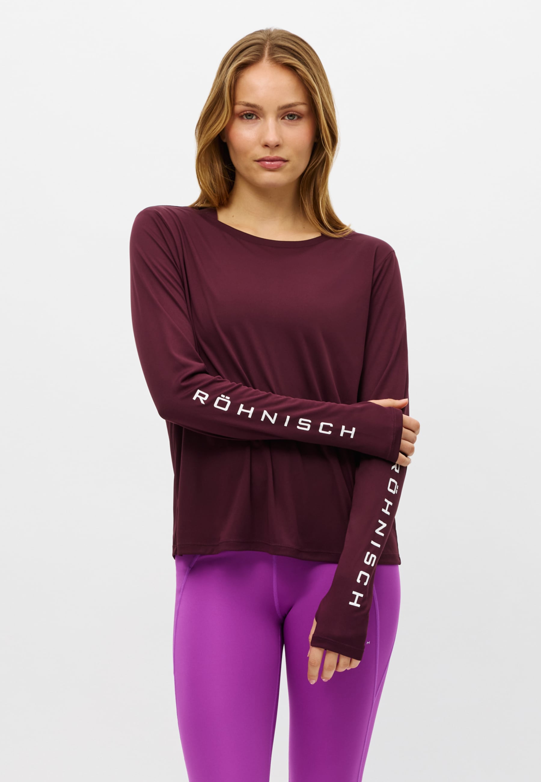 Team Logo Long Sleeve Lilla