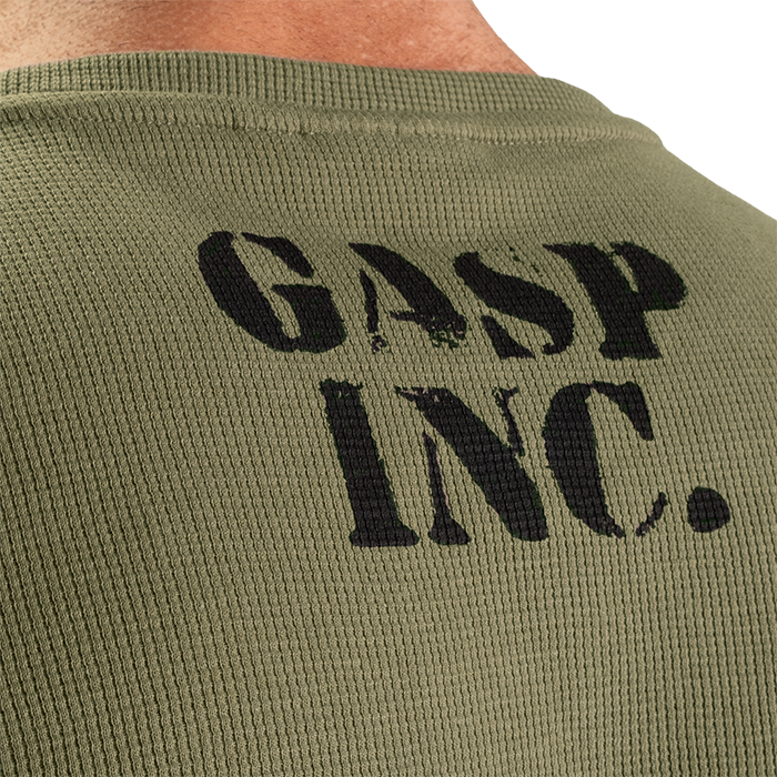 Thermal Gym Sweater, Washed Green