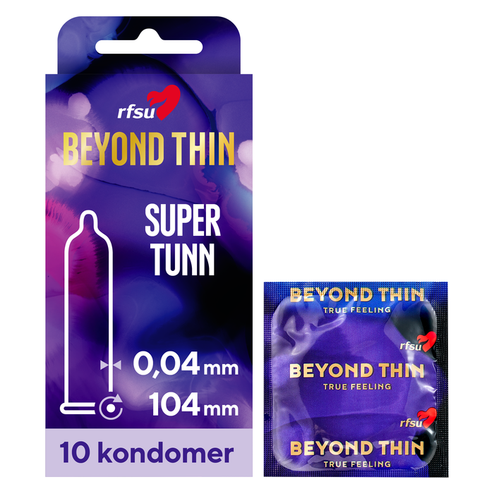 RFSU Beyond Thin Ultratynne Kondomer 10-pakning
