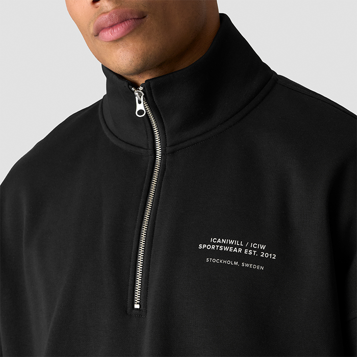 Everyday 1/4 Zip Genser Svart