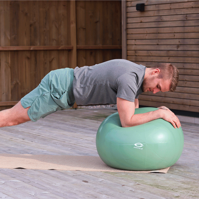Pilates Ball 65 cm Gr&oslash;nn