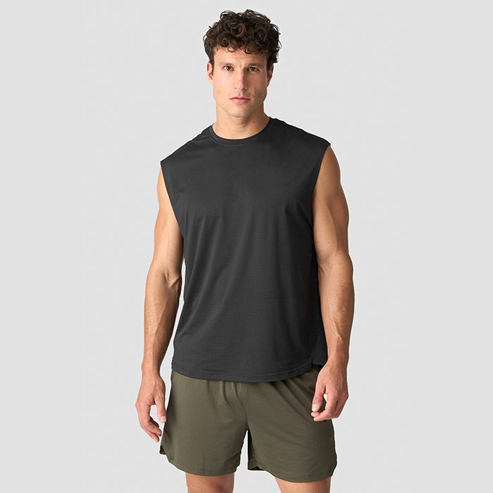 Stride Sleeveless T-shirt, Graphite