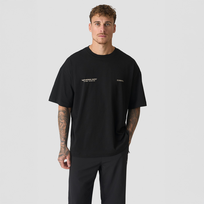 Everyday Oversized T‑shirt Print Svart