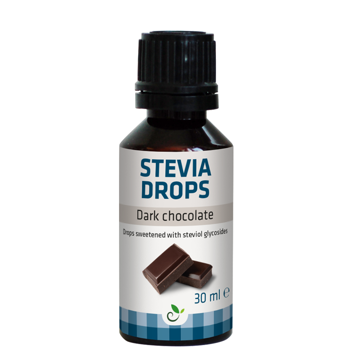 Stevia Dråper Mørk Sjokolade 30 ml