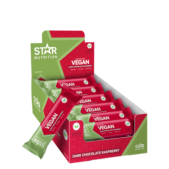 12 x Vegansk Proteinbar 55 g