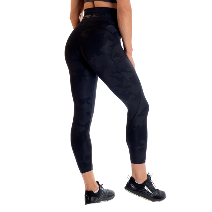 High Waist Leggings Svart/Camo